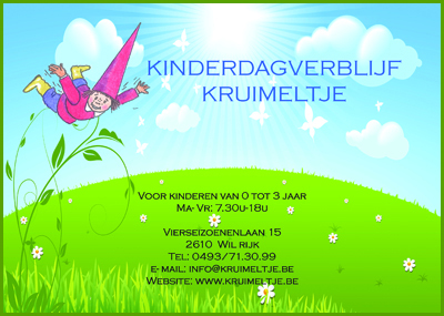 Flyer KDV Kruimeltje